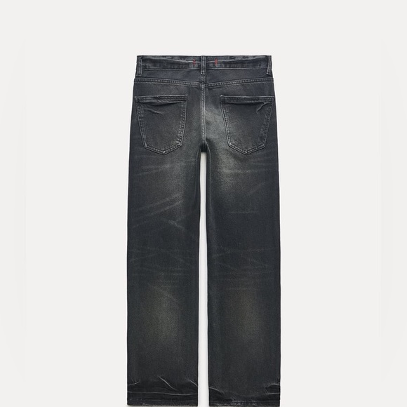 LOW RISE STRAIGHT LEG JEANS ZW COLLECTION - Picture 4 of 12